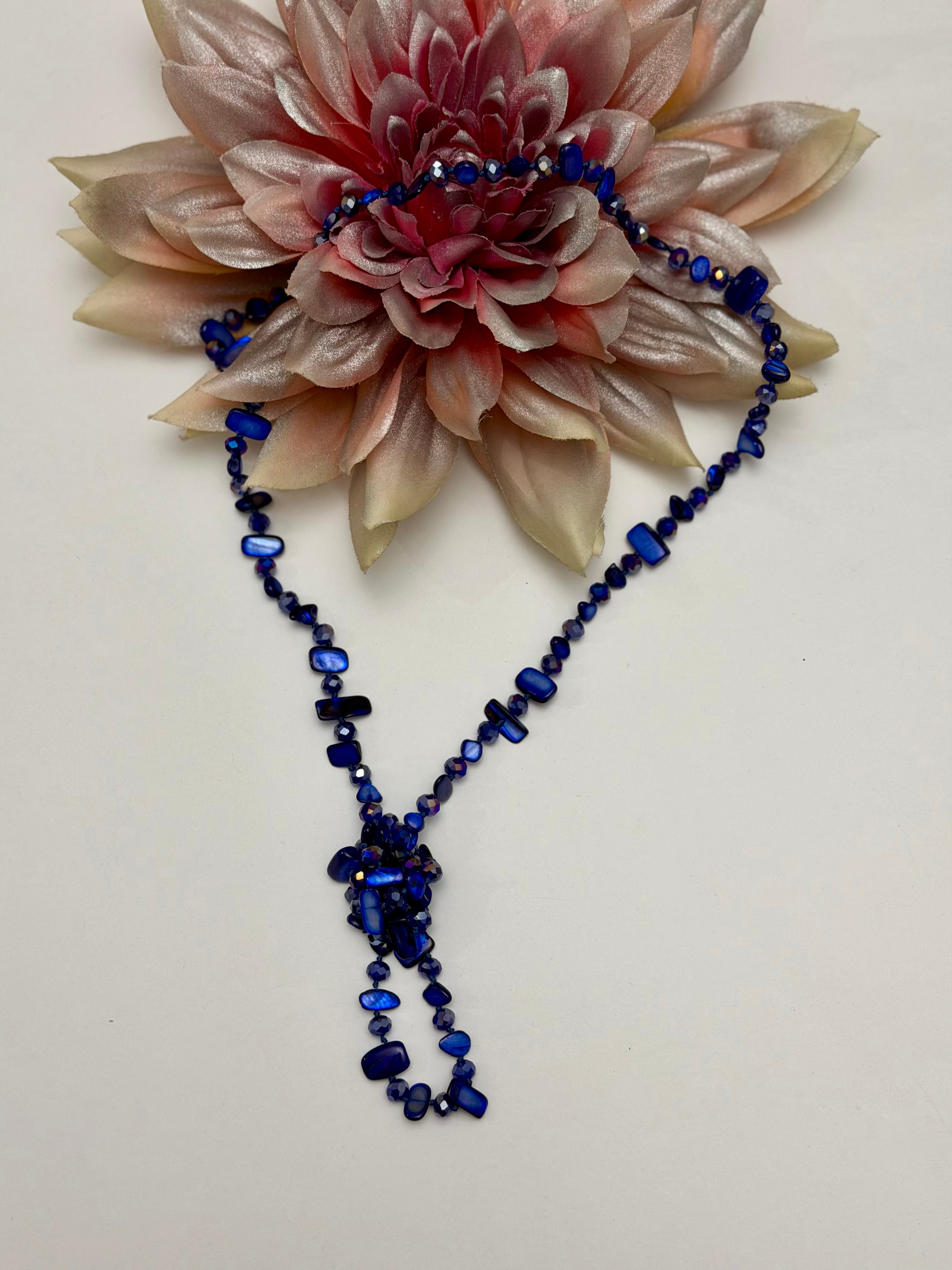 COLLAR CRISTAL AZUL