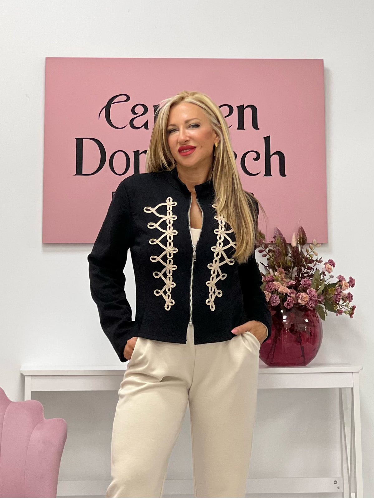 CHAQUETA “Gina” NEGRO