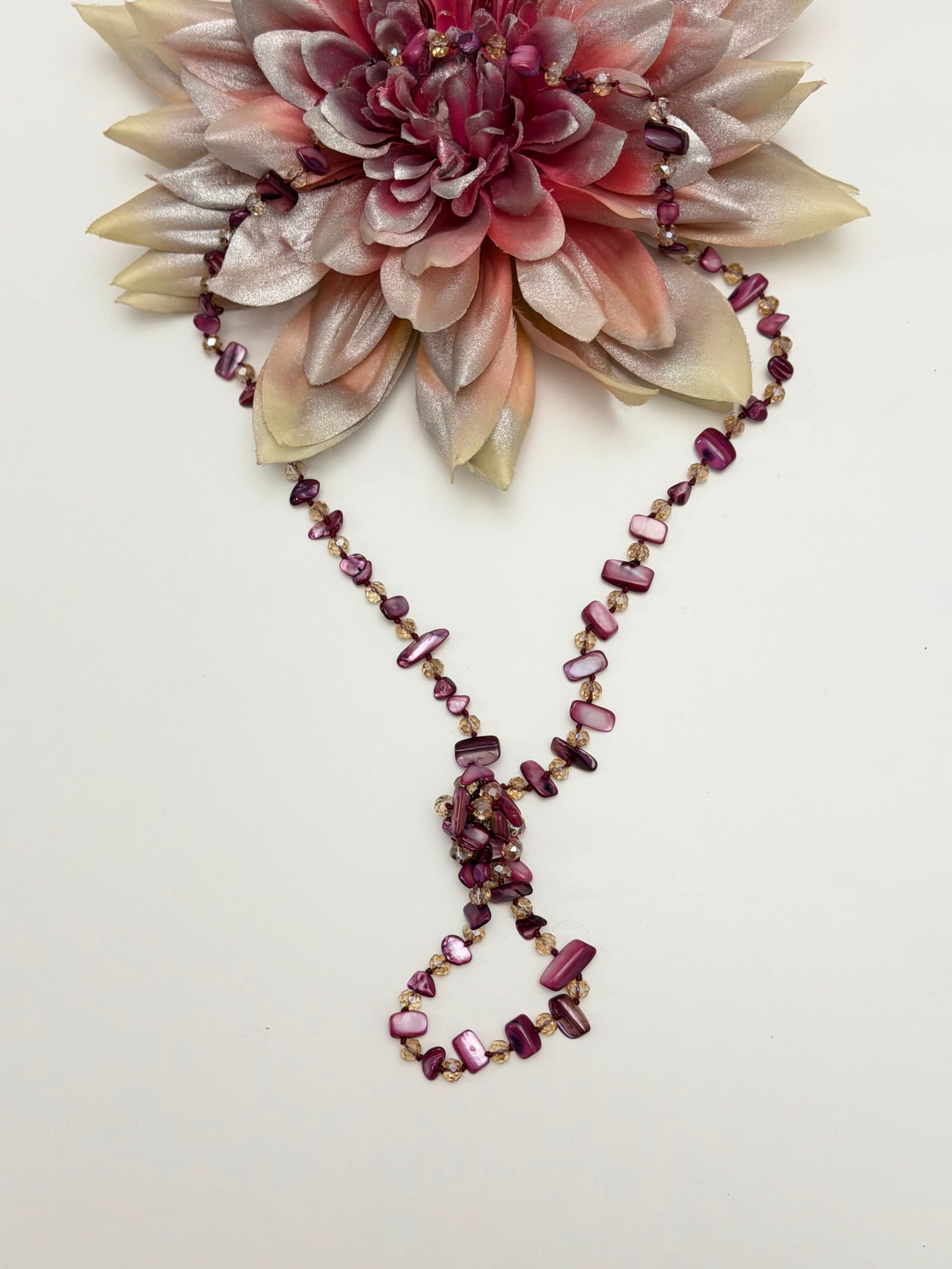COLLAR CRISTAL MALVAROSA