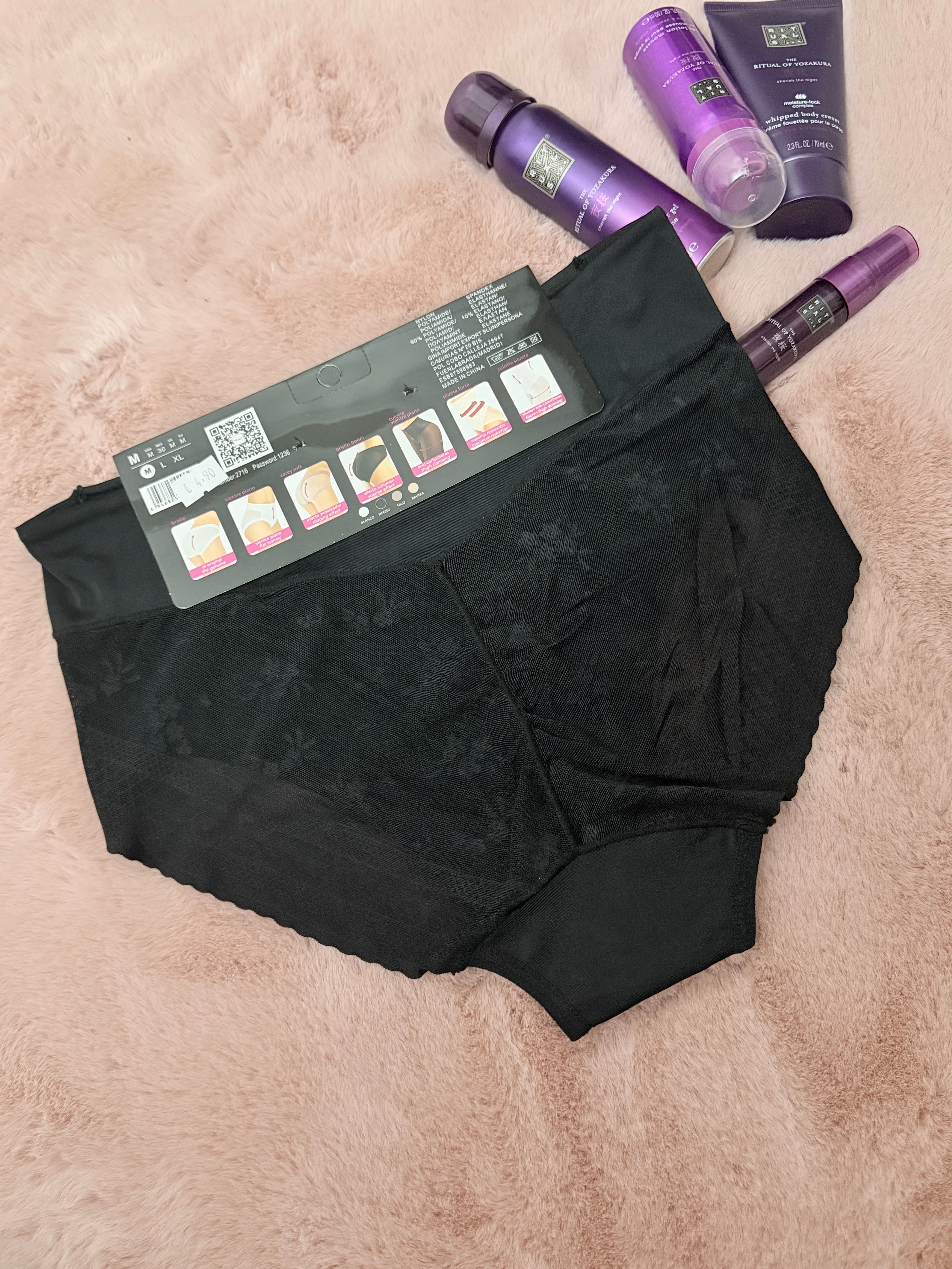 BRAGA CULOTTE INVISIBLE NEGRO