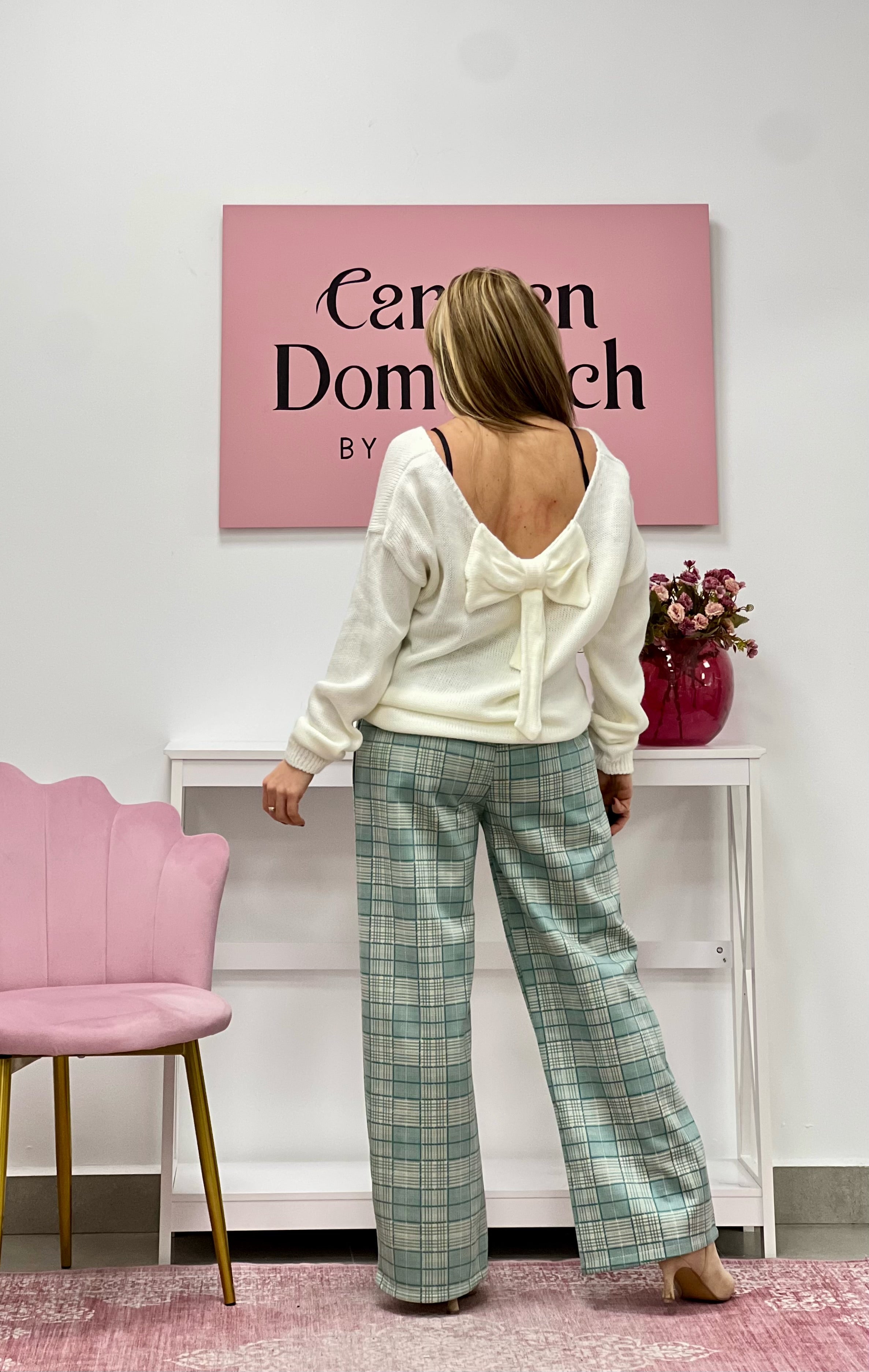 PANTALÓN “Nati” TURQUESA