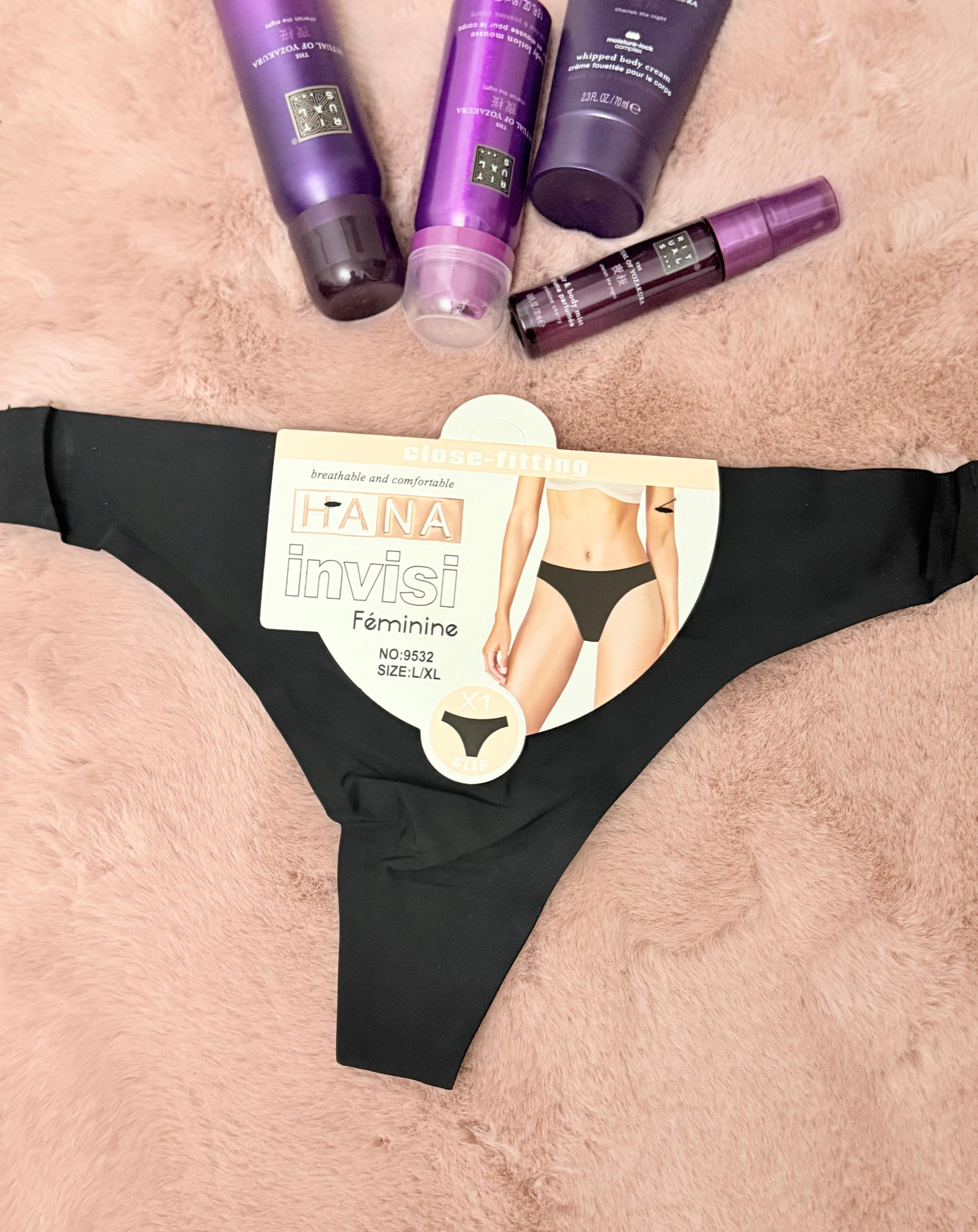 TANGA INVISIBLE NEGRO