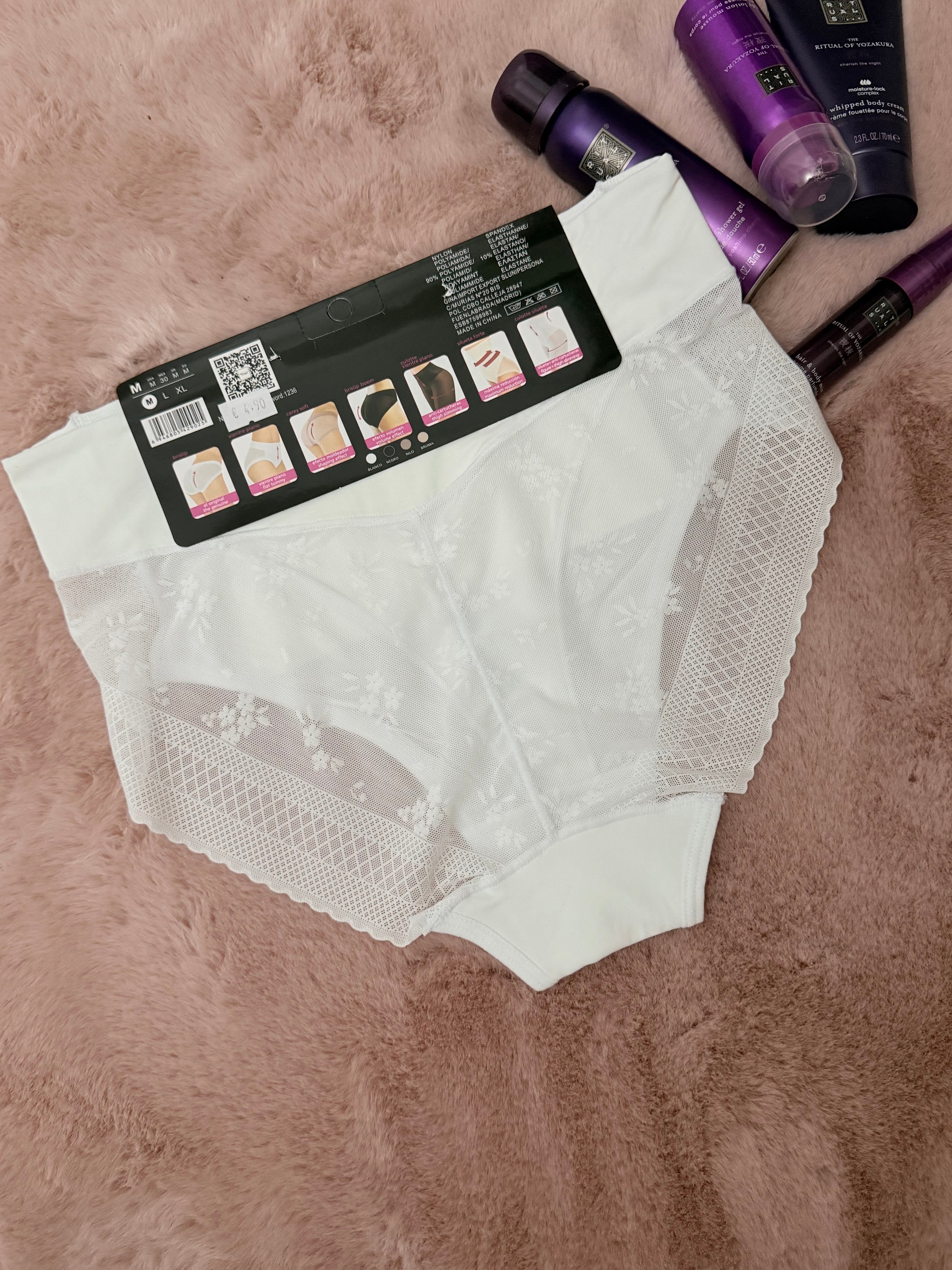 BRAGA CULOTTE INVISIBLE BLANCO