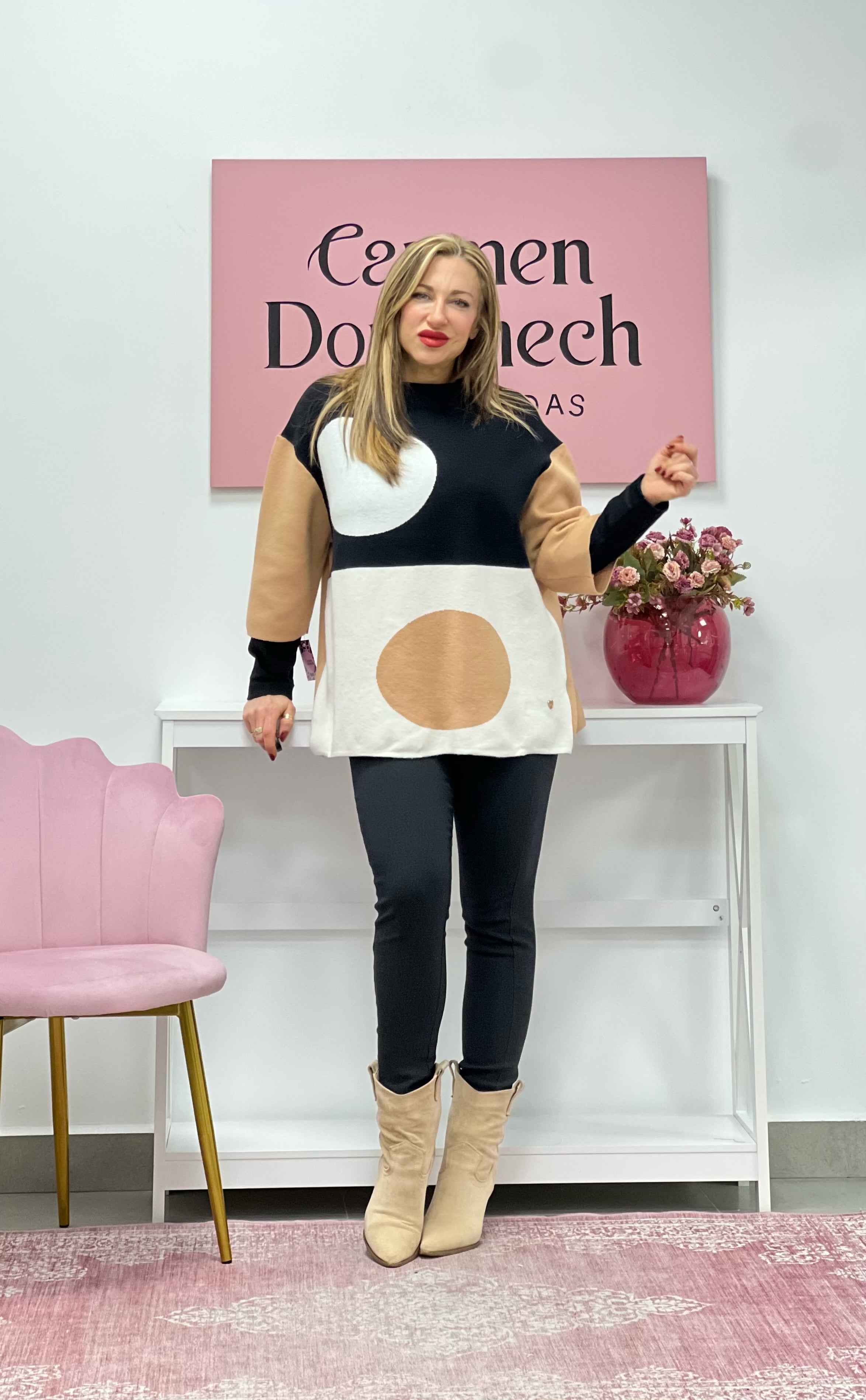 JERSEY “Lucia” CAMEL