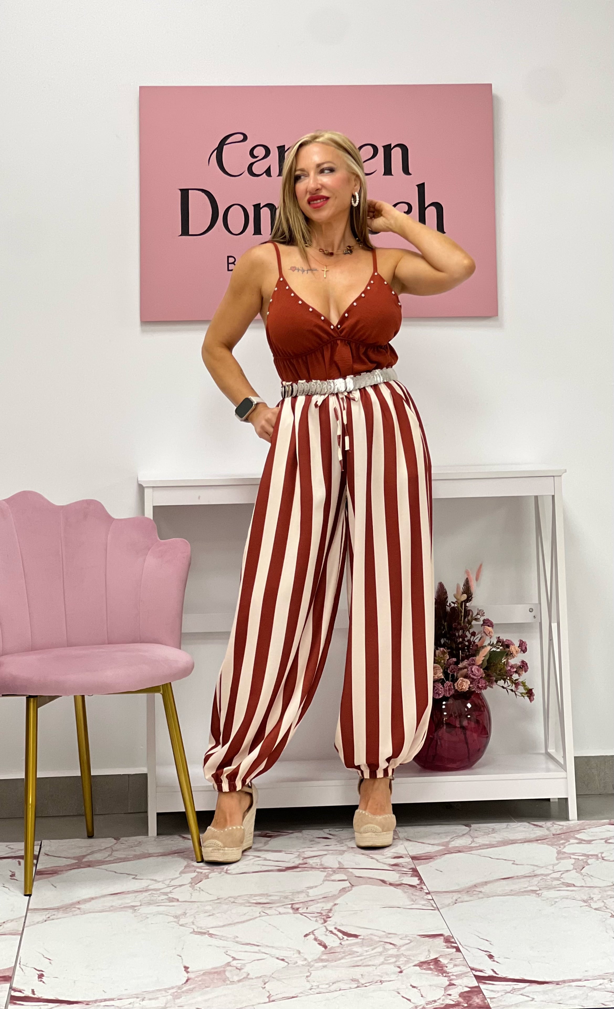 PANTALON “Lorca” MARFIL