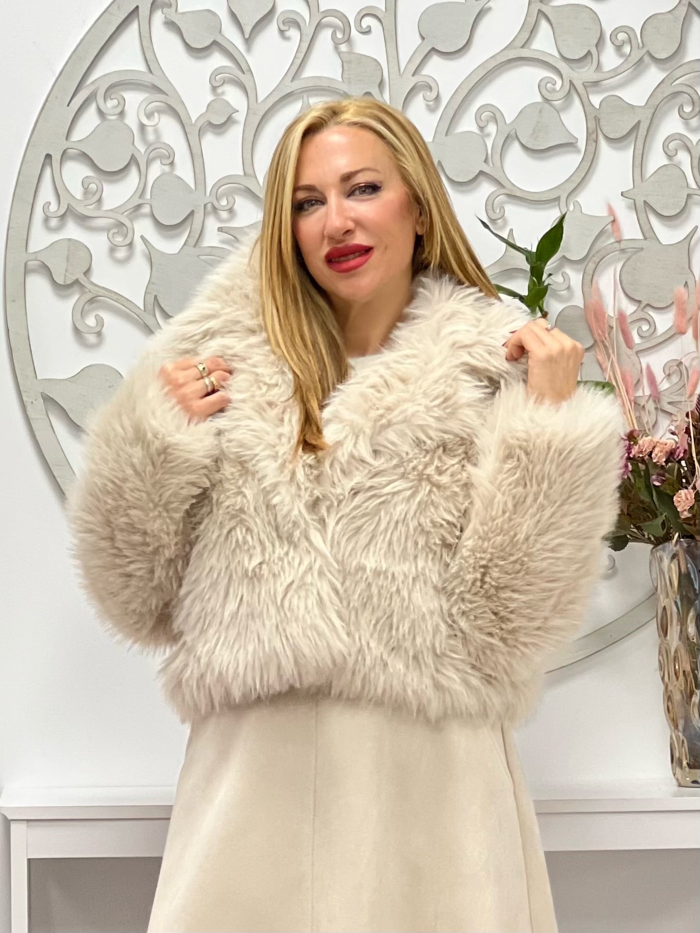 ABRIGO “Dama” BEIGE