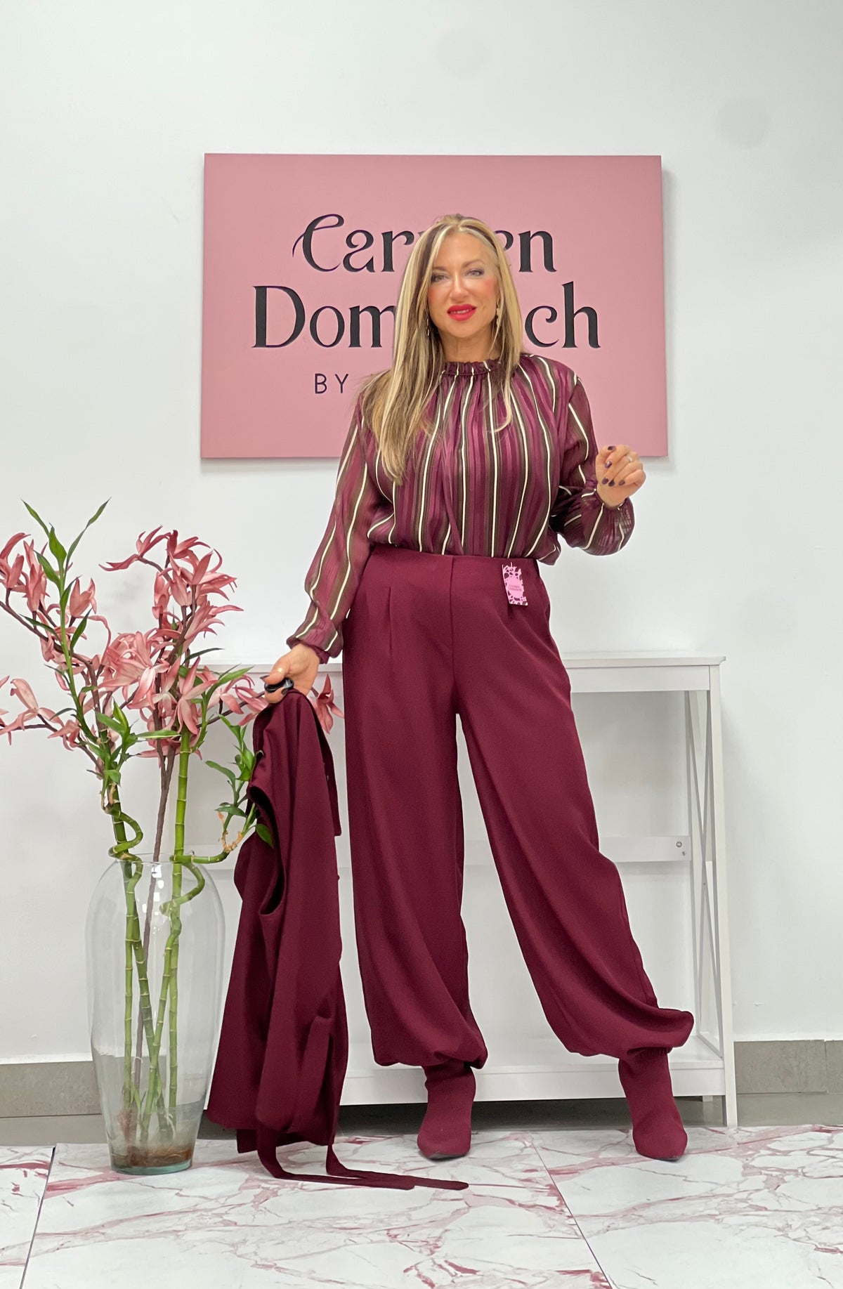 CONJUNTO “Roma” BURDEOS