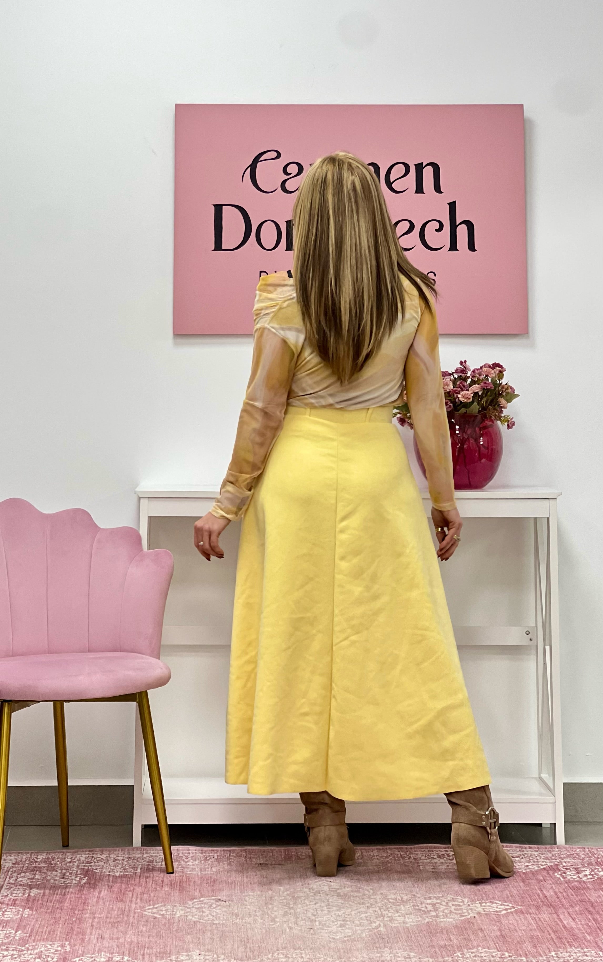 FALDA “Dubái” AMARILLO