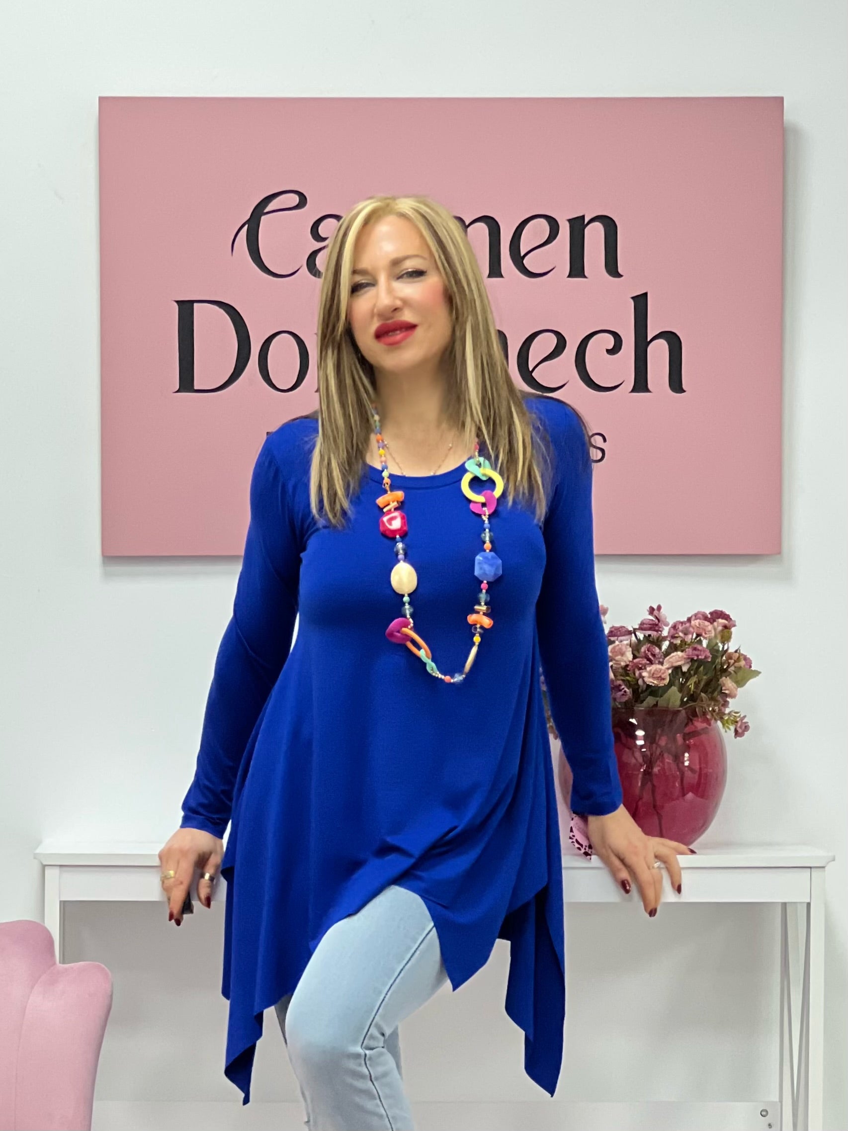 CAMISETA “Estela” AZUL