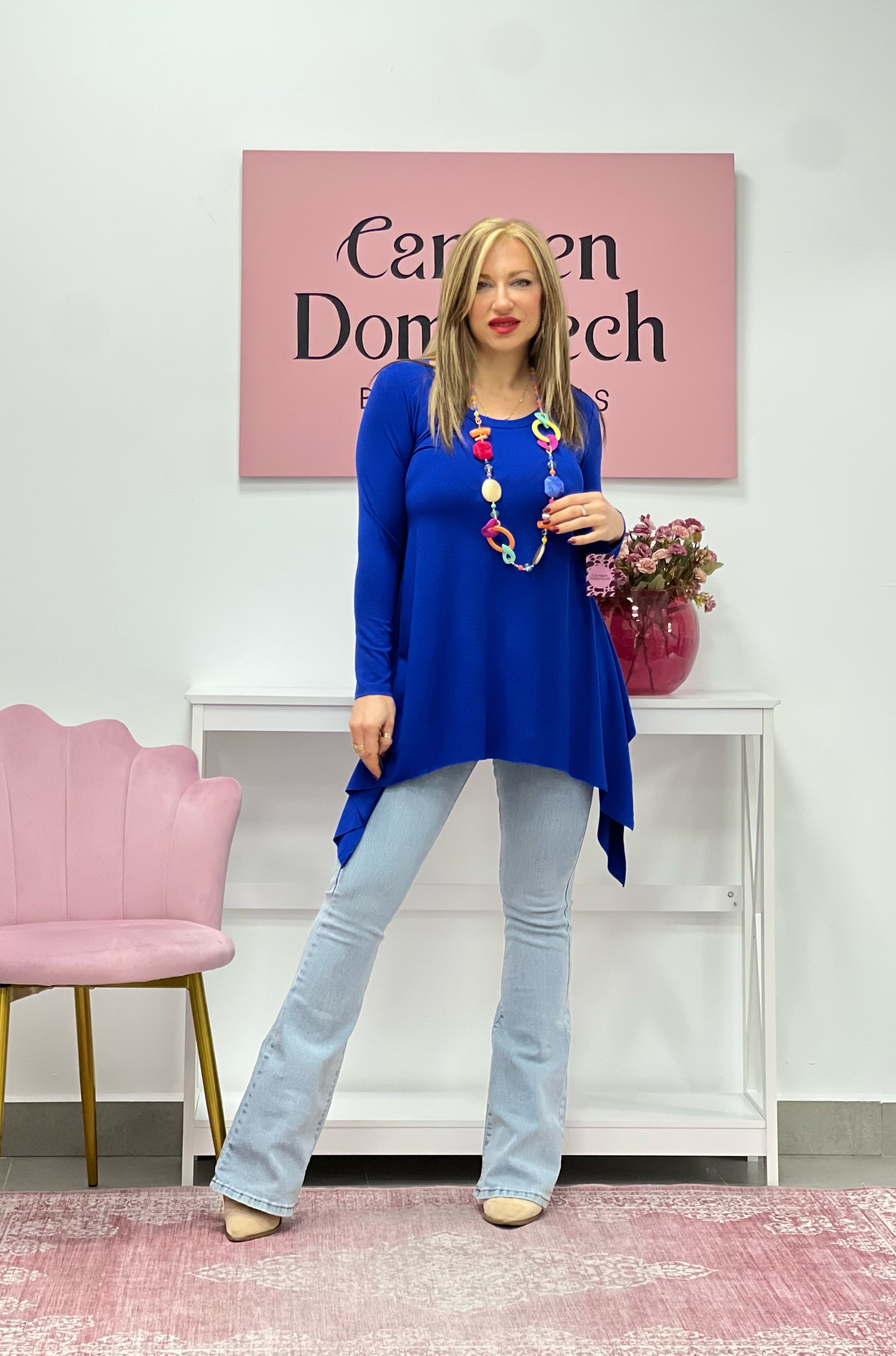 CAMISETA “Estela” AZUL