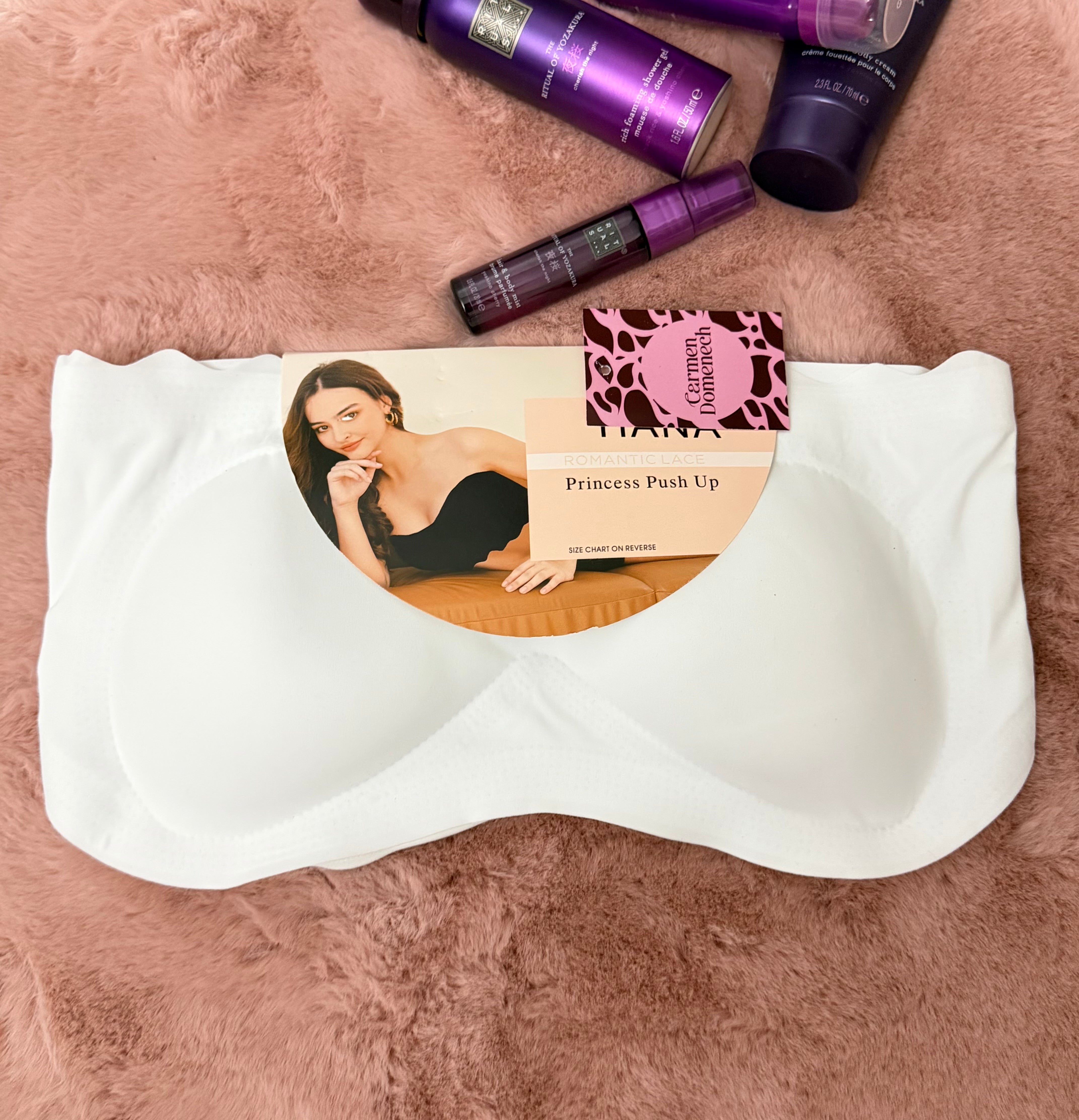 SUJETADOR BANDA PUSH UP BLANCO