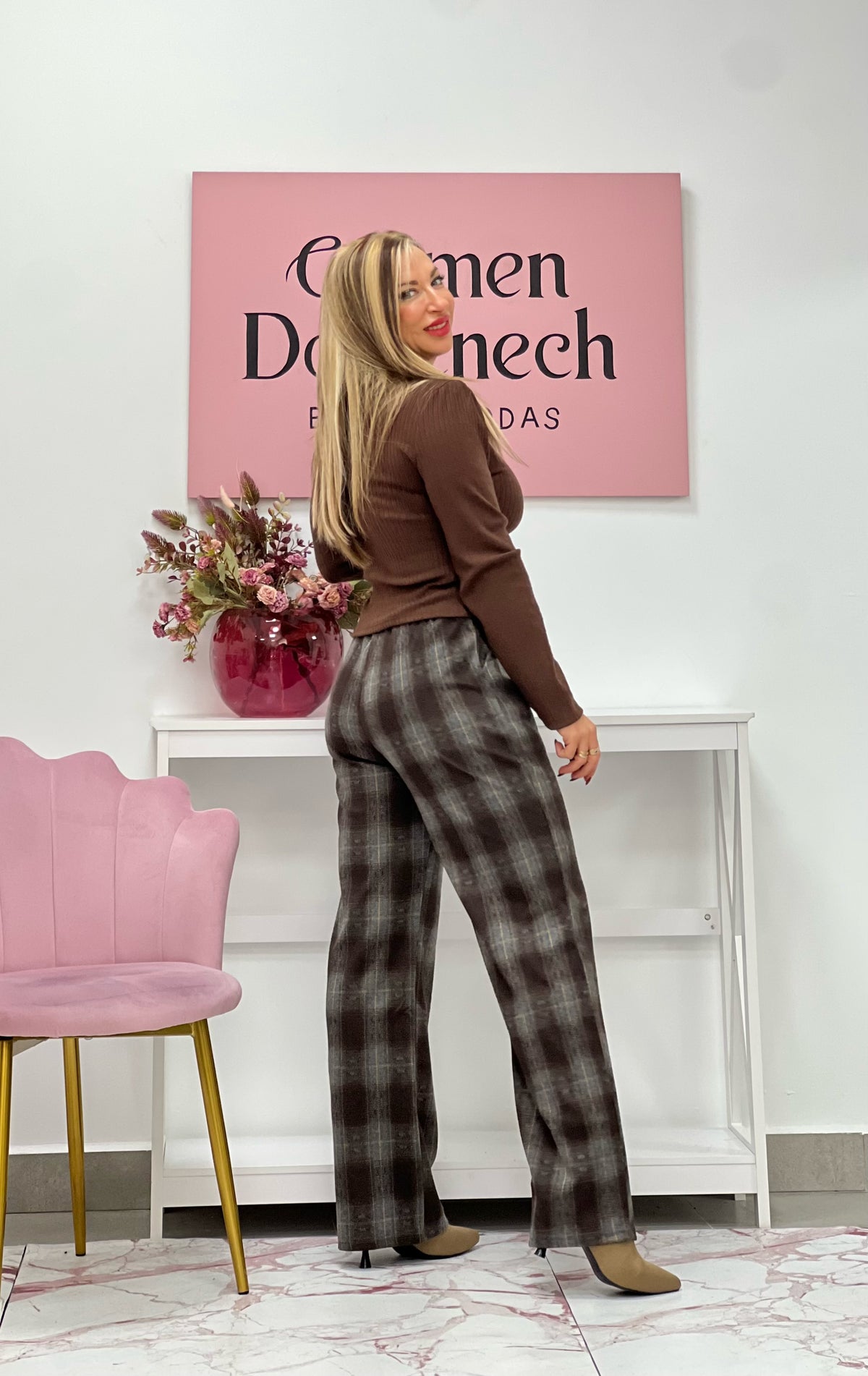 PANTALON “Luna” MARRON