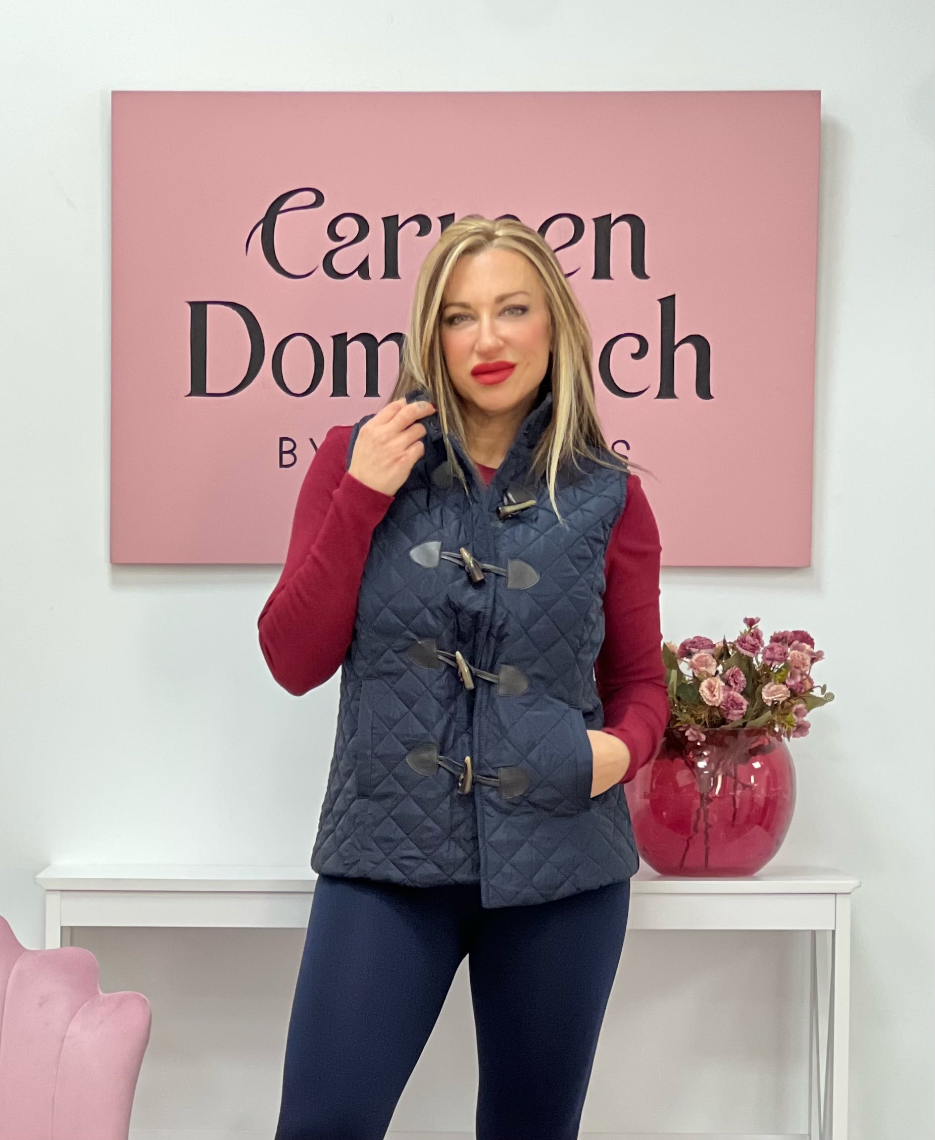 CHALECO “Viena” AZUL MARINO