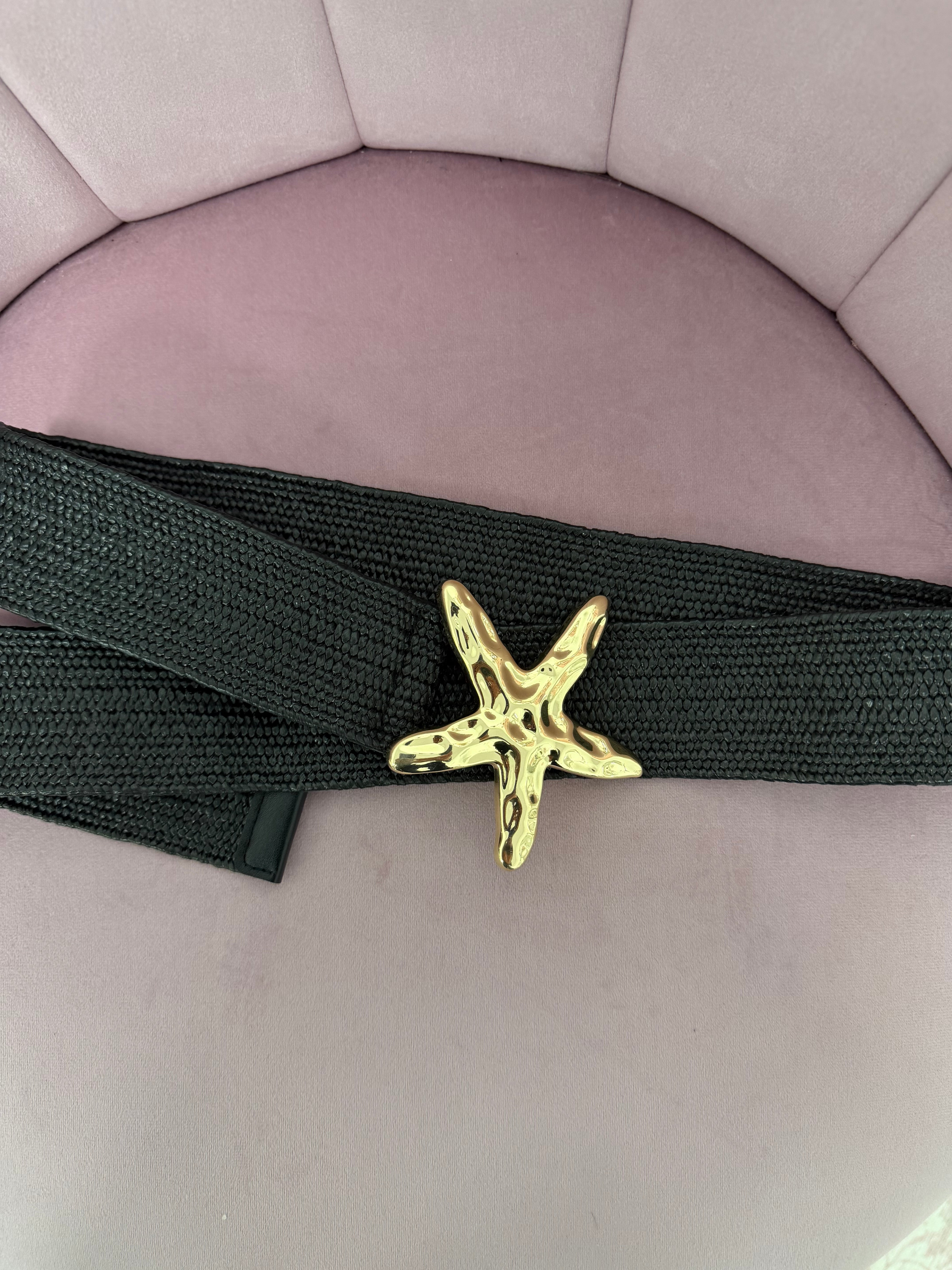CINTURÓN “Estrella” NEGRO