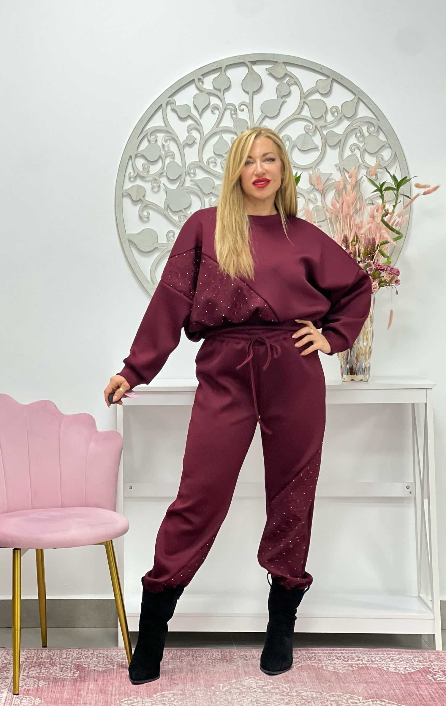 CONJUNTO “Milán” BURDEOS