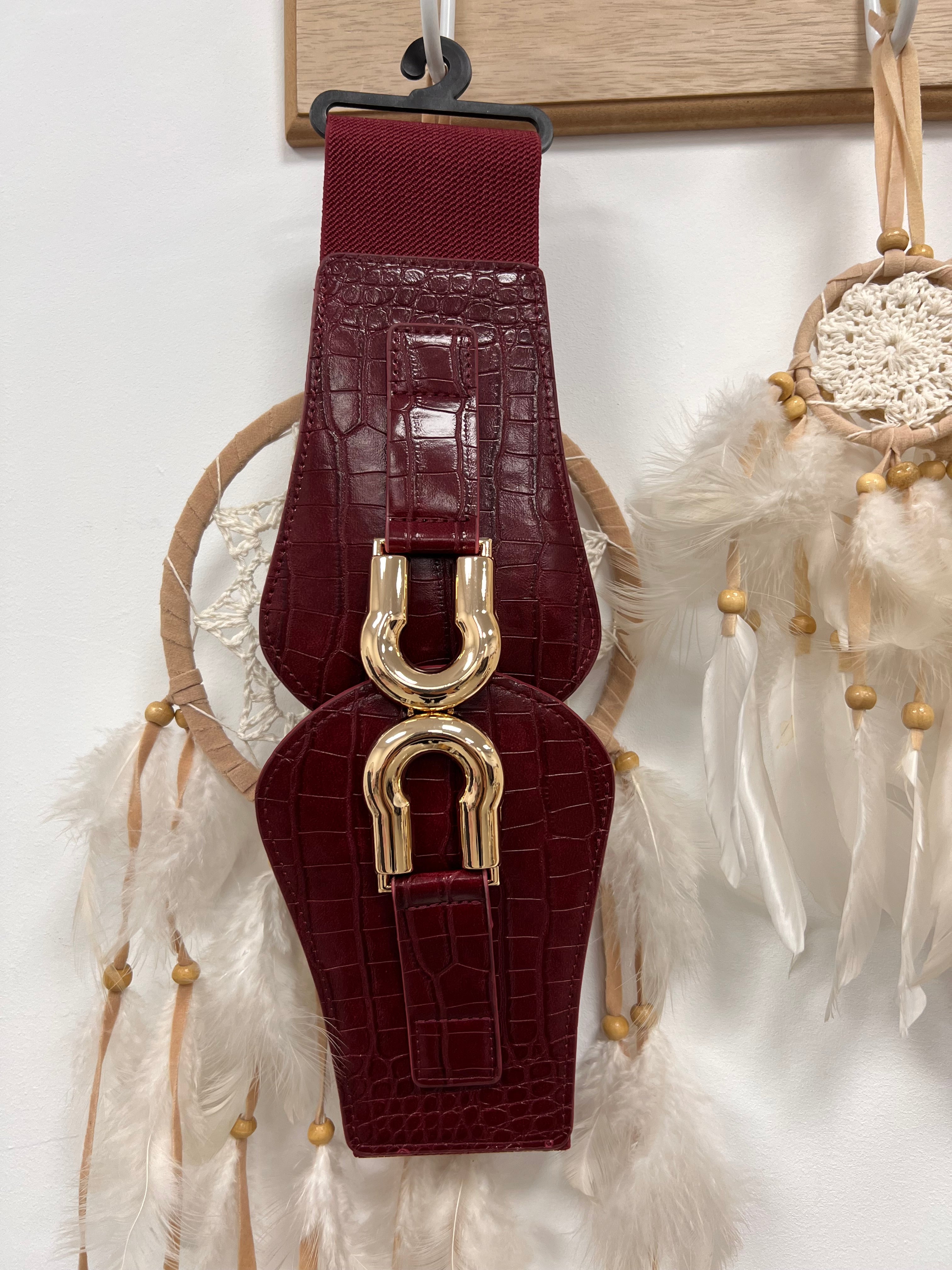 CINTURÓN “Shade” BURDEOS