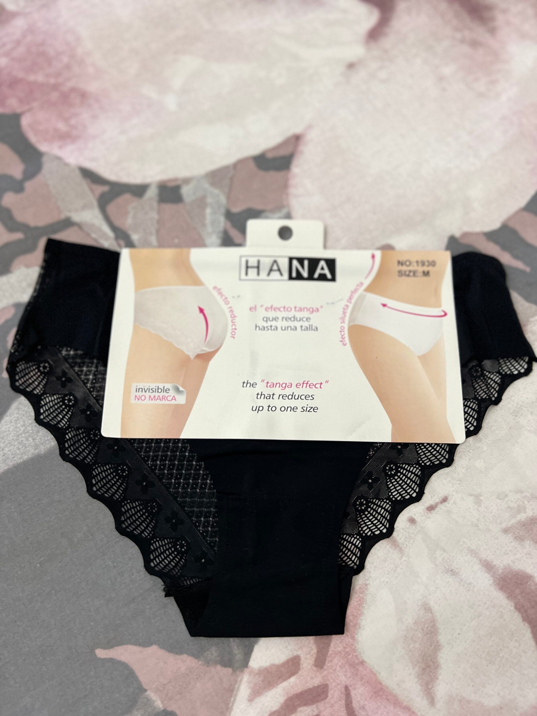 BRAGA HANA EFECTO TANGA NEGRO