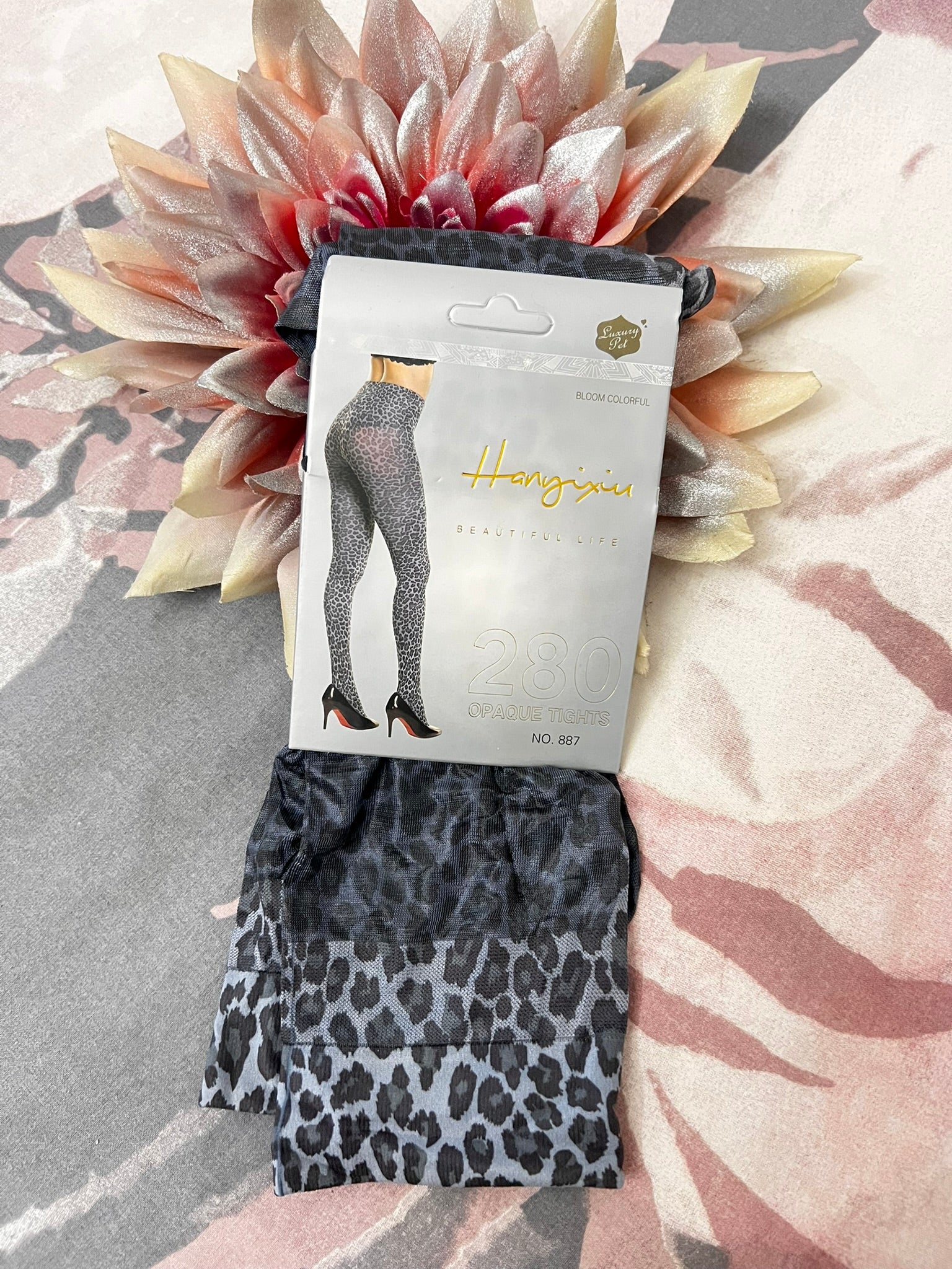 PANTY LEOPARDO GRIS