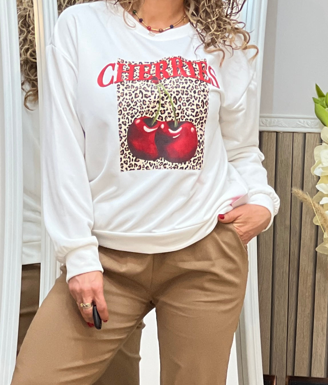 SUDADERA "Cherries"