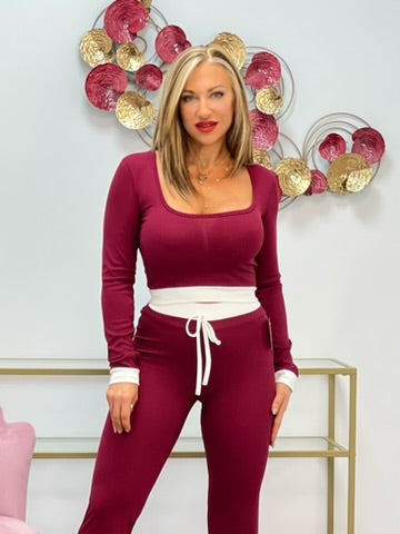 CONJUNTO “Mila” BURDEOS