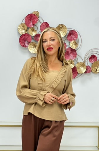 CAMISA "Cecilia" CAMEL