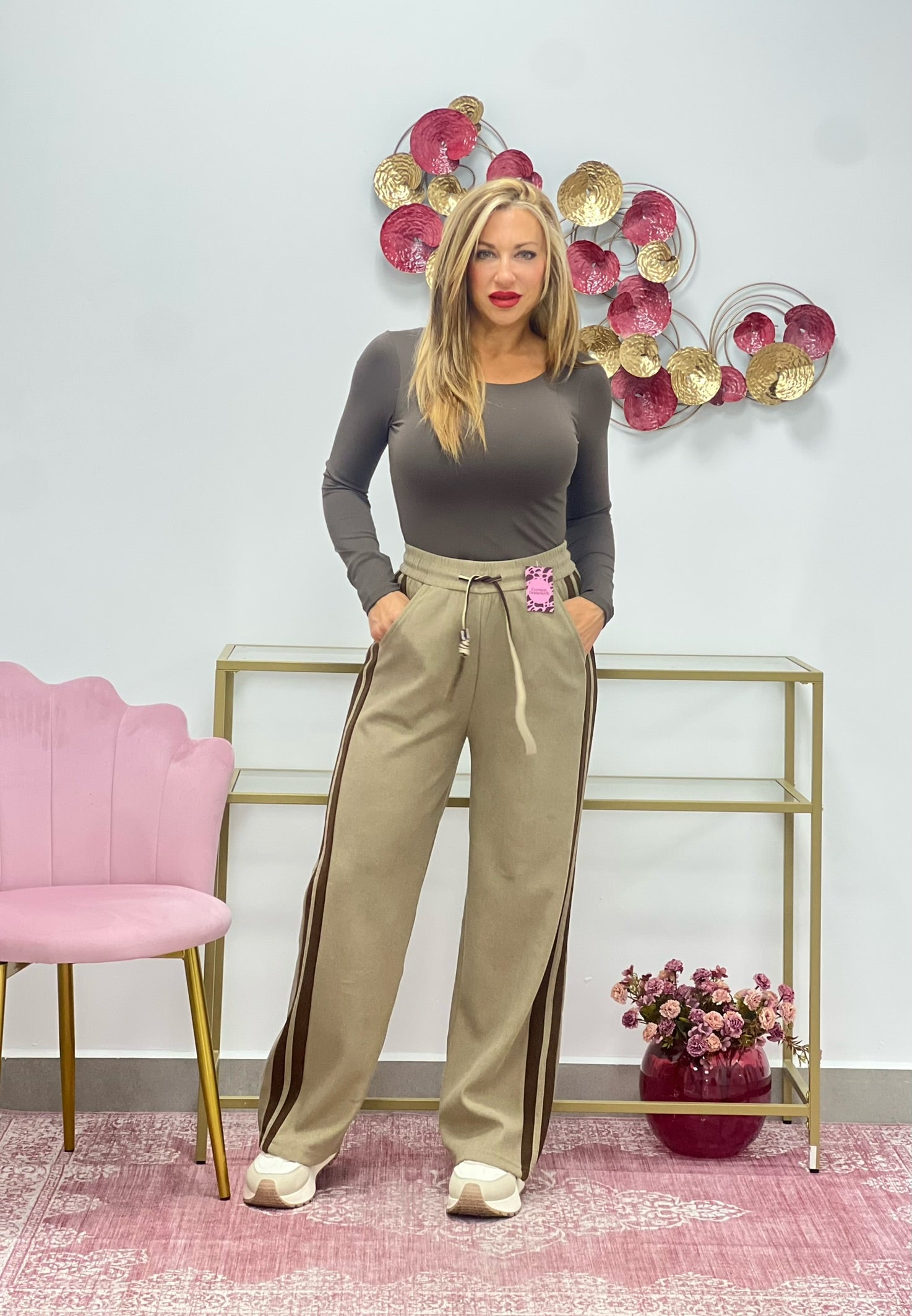 PANTALON “Elen” TAUPE