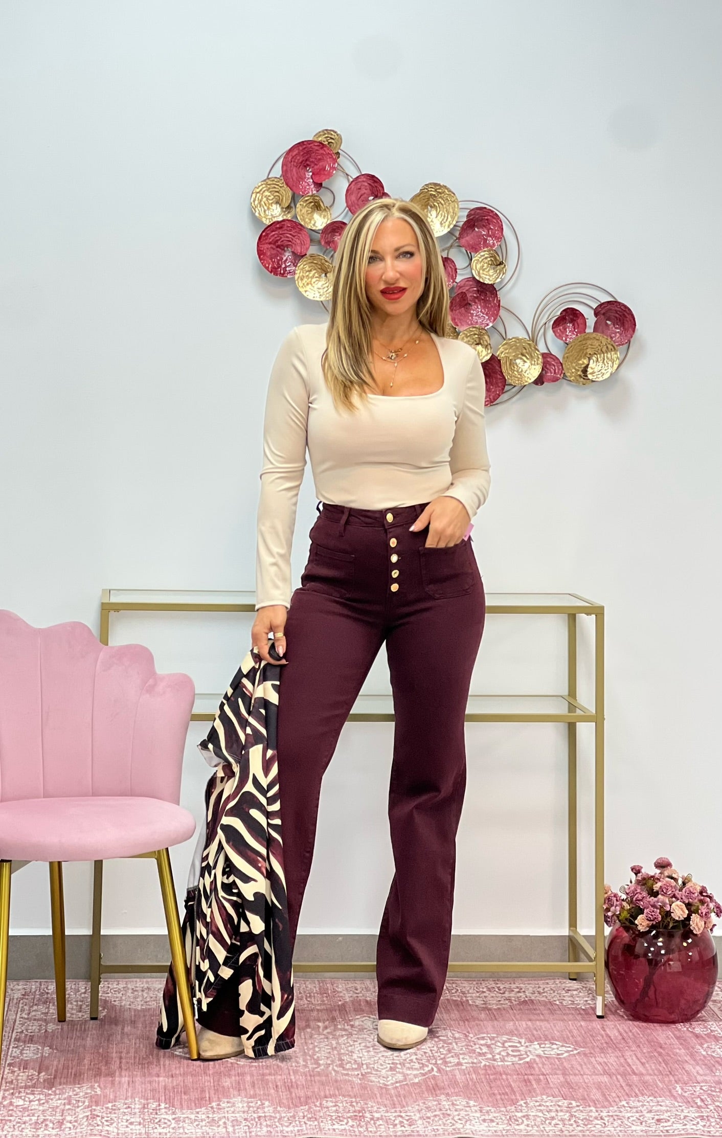 VAQUERO “Lumi” BURDEOS